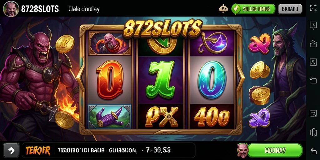 Gulungan menakutkan dengan atmosfer horor menegangkan dalam 8728SLOTS.