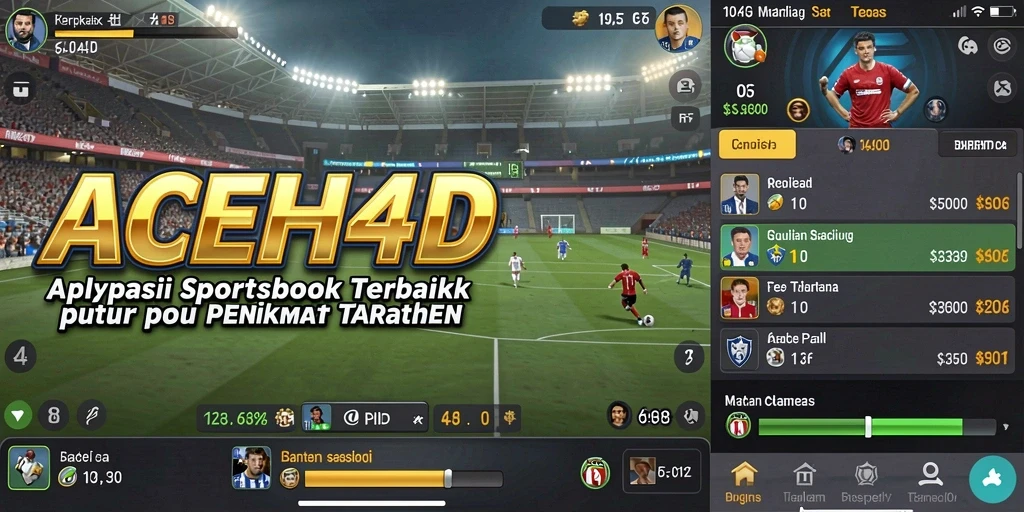 Tampilan menarik dari gameplay ACEH4D pada taruhan olahraga.