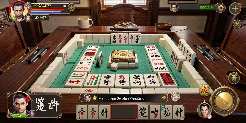 Gameplay menarik HOKAGE77 yang penuh tantangan Mahjong.