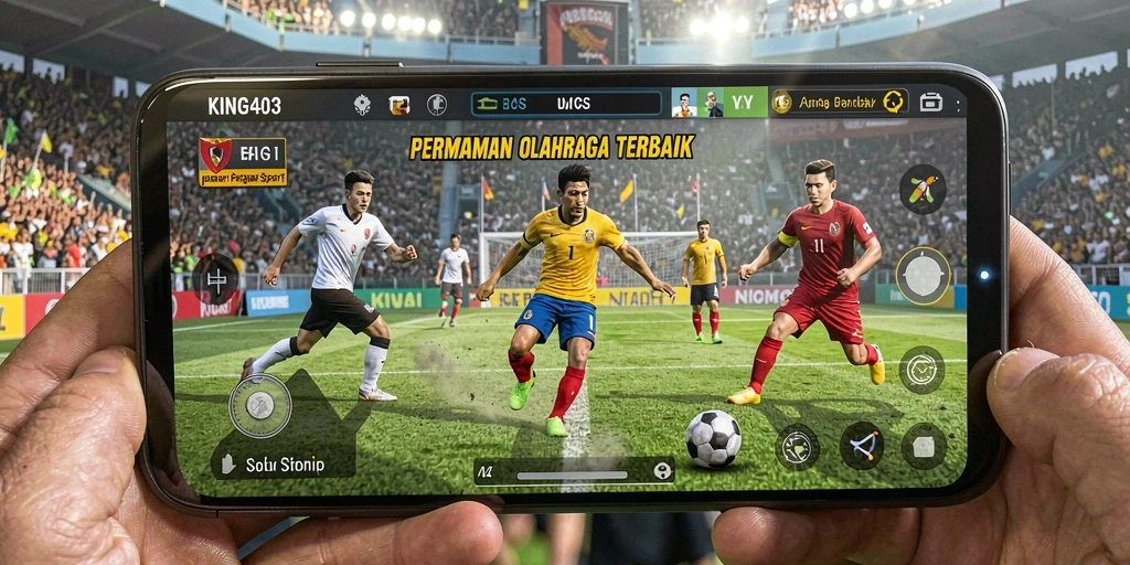 Tangkapan layar KING403 menampilkan aksi permainan olahraga yang seru dan interaktif.